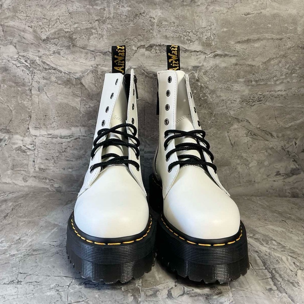 Dr.Martens JADON SMOOTH LEATHER PLATFORM BOOTS - Picture 9 of 10